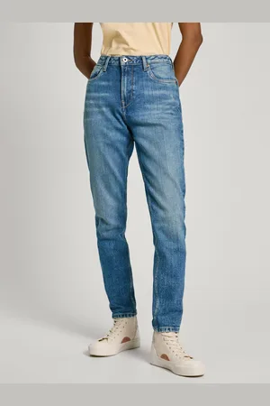Pepe Jeans Modré dámské straight fit džíny Jeans