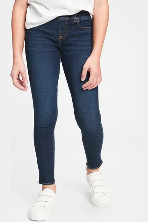 GAP Tmavě modré holčičí slim fit džíny