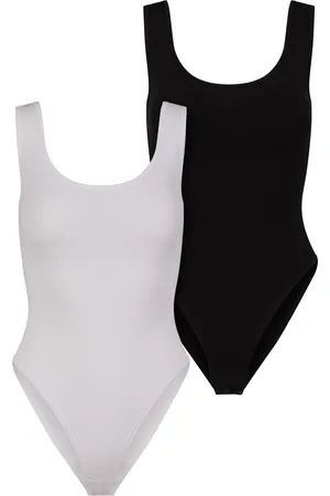 Urban classics Dámské body Organic Tank Body 2-balení bílá, černá