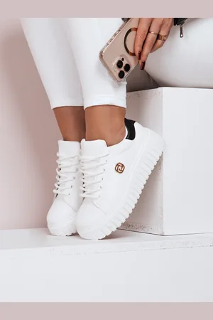 D-Street Sneakersy damskie na platformie MODISHE czarne