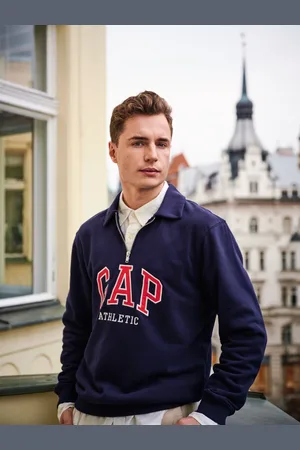 GAP Polo mikina s logem - Pánské