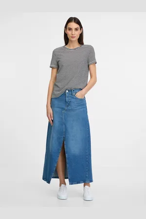 GAP Džínová maxi sukně - Dámské