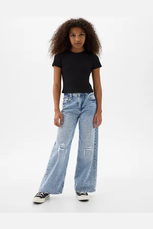 GAP Dětské džíny Stride Wide - Holky