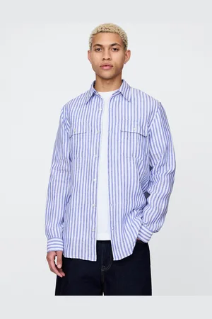 GAP Lněná košile Classic Shirt - Pánské