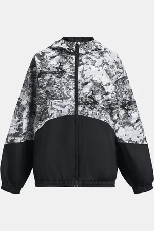 Under Armour Bunda Woven FZ Jacket-BLK - Holky
