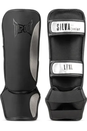Tapout Junior artificial leather shin guards (1 pair)