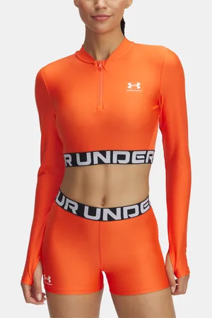 Under Armour Dámské tričko HeatGear Rib 1/4 Zip LS - Dámské