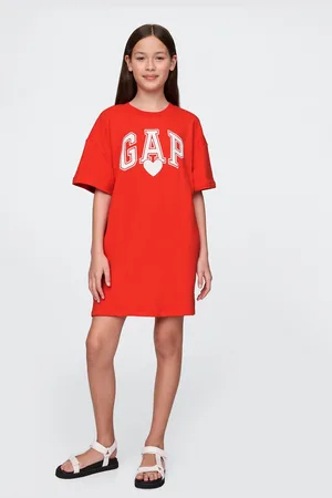 GAP Dětské oversize šaty - Holky