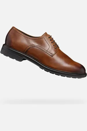 Geox Hnědá pánská běžná obuv Walk Pleasure - Pánské