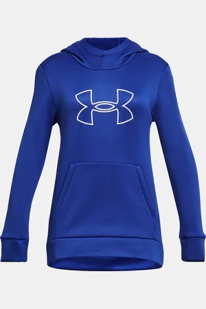 Under Armour Mikina Armour Fleece BL Hoodie-BLU - Holky