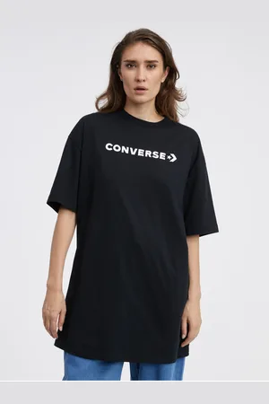 Converse Černé dámské oversize tričko - Dámské