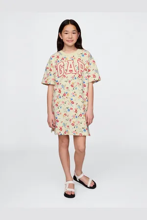 GAP Dětské oversize šaty Americana - Holky