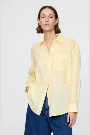 GAP Lněná oversize košile Big Shirt - Dámské