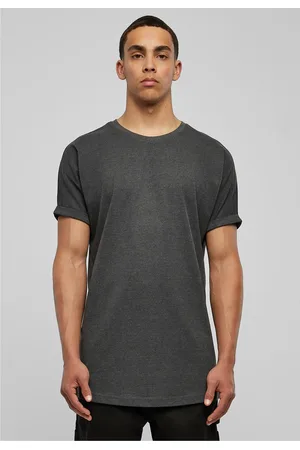 Urban classics Pánské tričko Turnup Tee - šedé