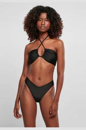 Urban classics Dámské bikiny Recycled Hot V černé