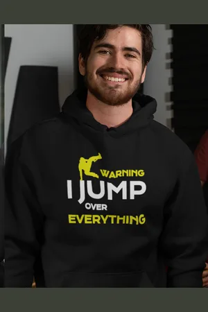 bezvatriko Pánská mikina - Parkour jump