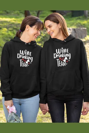 bezvatriko Dámská mikina Wine Drinking team