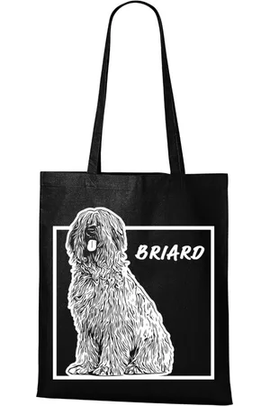 bezvatriko Plátěná taška Briard
