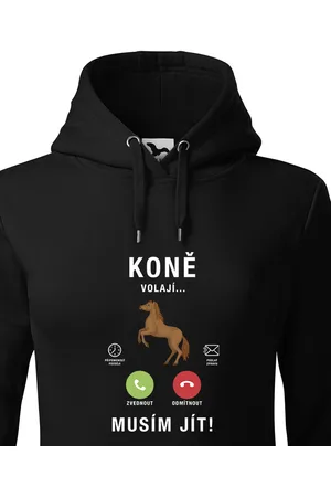 bezvatriko Dámská mikina Koně volají...