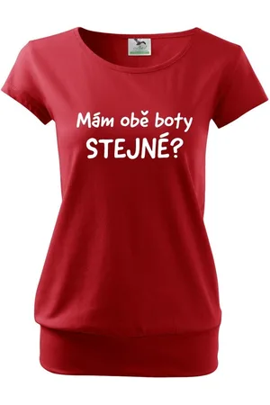 bezvatriko Těhotenské tričko Mám obě boty stejné?