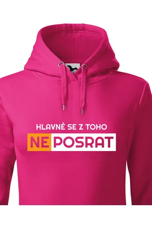 bezvatriko Dámská mikina Hlavně se neposrat
