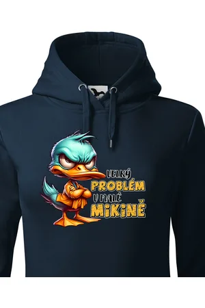 bezvatriko Dámská mikina Velký problém v malé mikině