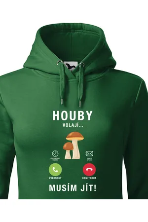 bezvatriko Dámská mikina Houby volají