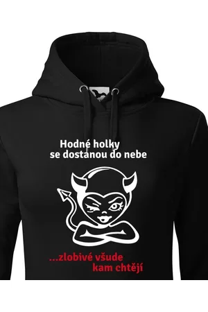 bezvatriko Dámská mikina hodné, zlobivé holky