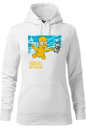 bezvatriko Dámská mikina Bart a Nirvana