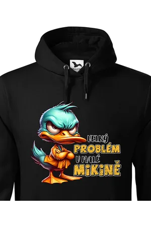 bezvatriko Pánská mikina Velký problém v malé mikině
