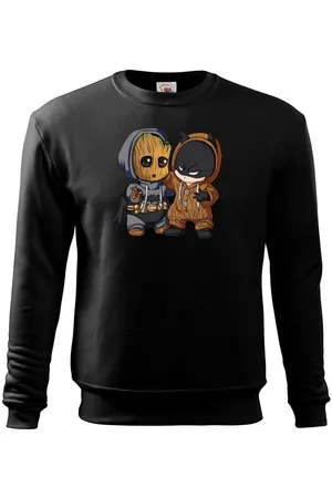 bezvatriko Dětská mikina Batman a Groot