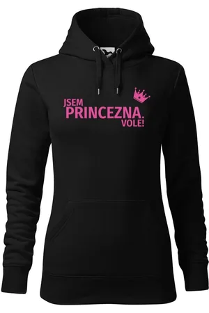 bezvatriko Dámská mikina Jsem princezna vole