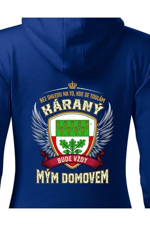 bezvatriko Dámská mikina s volitelným městem