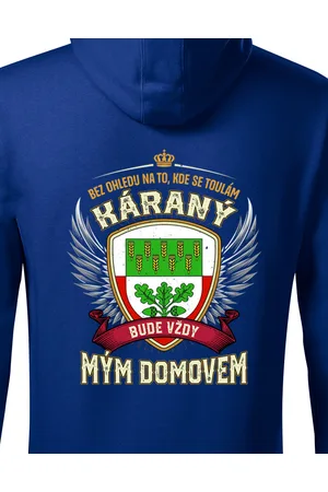 bezvatriko Pánská mikina s volitelným městem