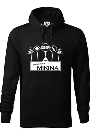 bezvatriko Pánská mikina s vtipným potiskem Značková mikina