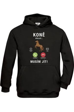 bezvatriko Dětská mikina Koně volají...