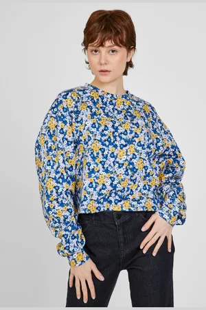Vans Deco Ditsy Crop Crew Mikina