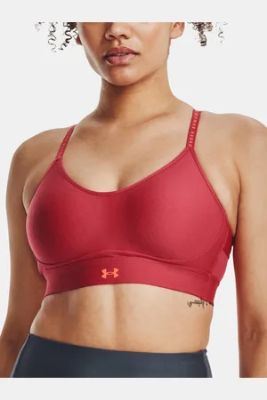 Under Armour Infinity Covered Low-RED Sportovní podprsenka