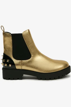 Desigual Biker Gold Kotníková obuv