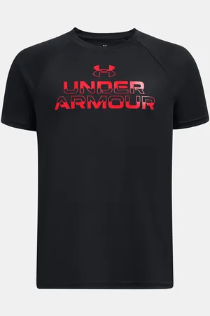 Under Armour UA Tech Split Wordmark SS Triko