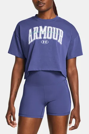 Under Armour UA HW Scripted WM Crop SS Triko