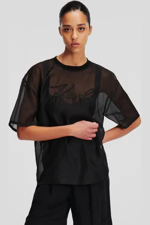 Karl Lagerfeld Organza T-shirt Triko
