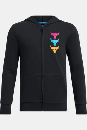 Under Armour Project Rock Boys LS FZ HD Mikina dětská
