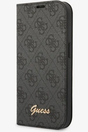 Guess PC/TPU 4G Metal Camera Outline Book iPhone 14 Pro Black Obal