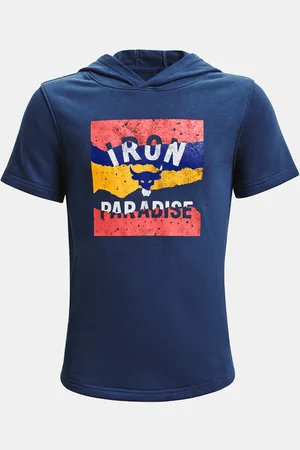 Under Armour UA Project Rock Terry SS Triko dětské