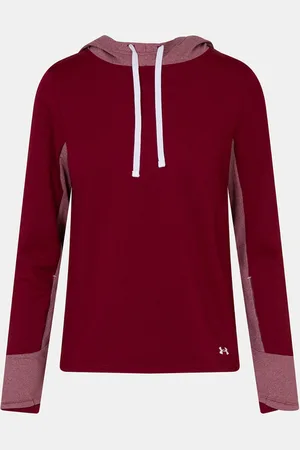 Under Armour UA ColdGear Hoodie-RED Mikina