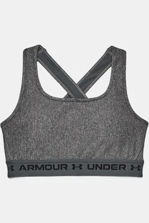 Under Armour Crossback Mid Heather Sportovní podprsenka