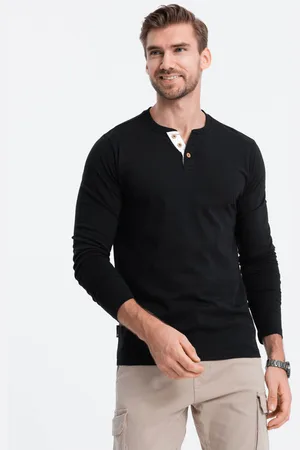 Ombre Clothing Henley Triko