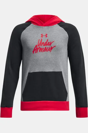 Under Armour UA Rival Fleece Script CB HD Mikina dětská