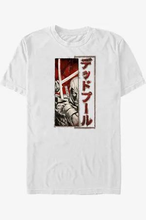 ZOOT FAN. Marvel Deadpool Sword Kanji Triko